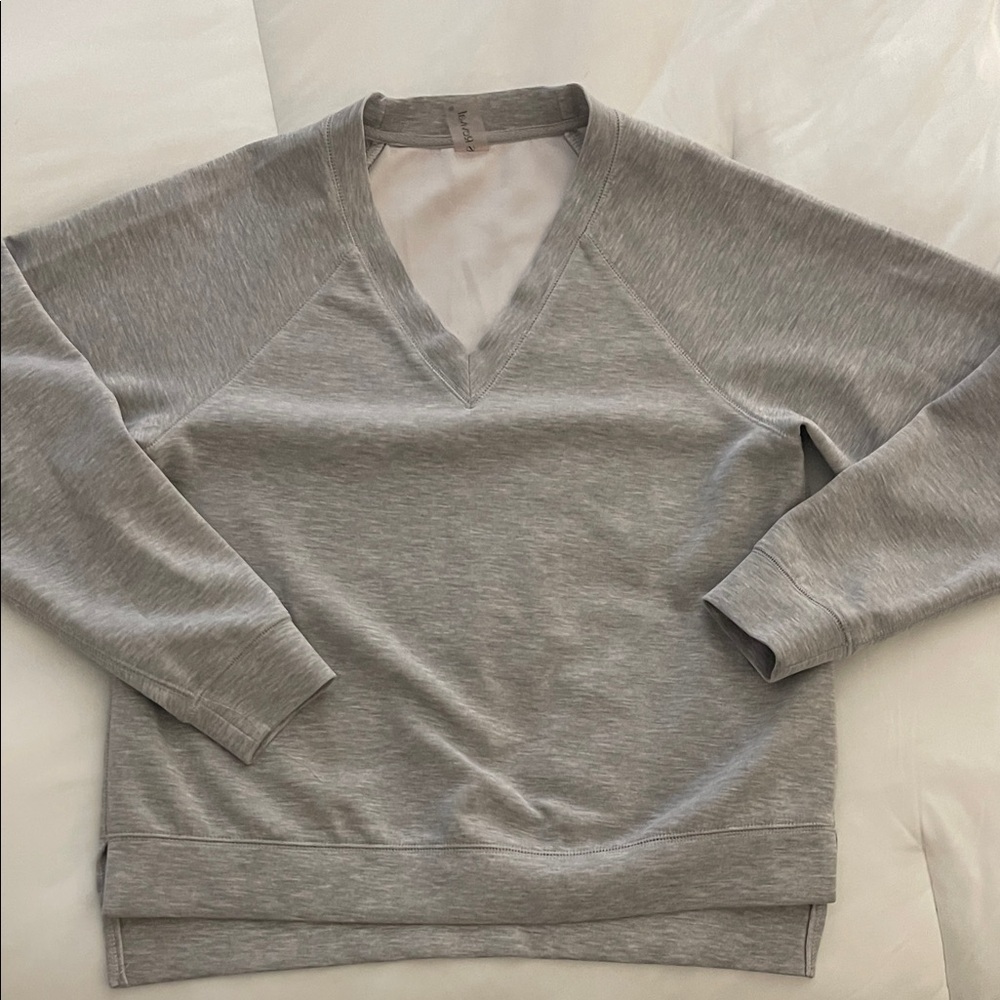 AS Revival Heather Gray V-Neck Sweatshirt